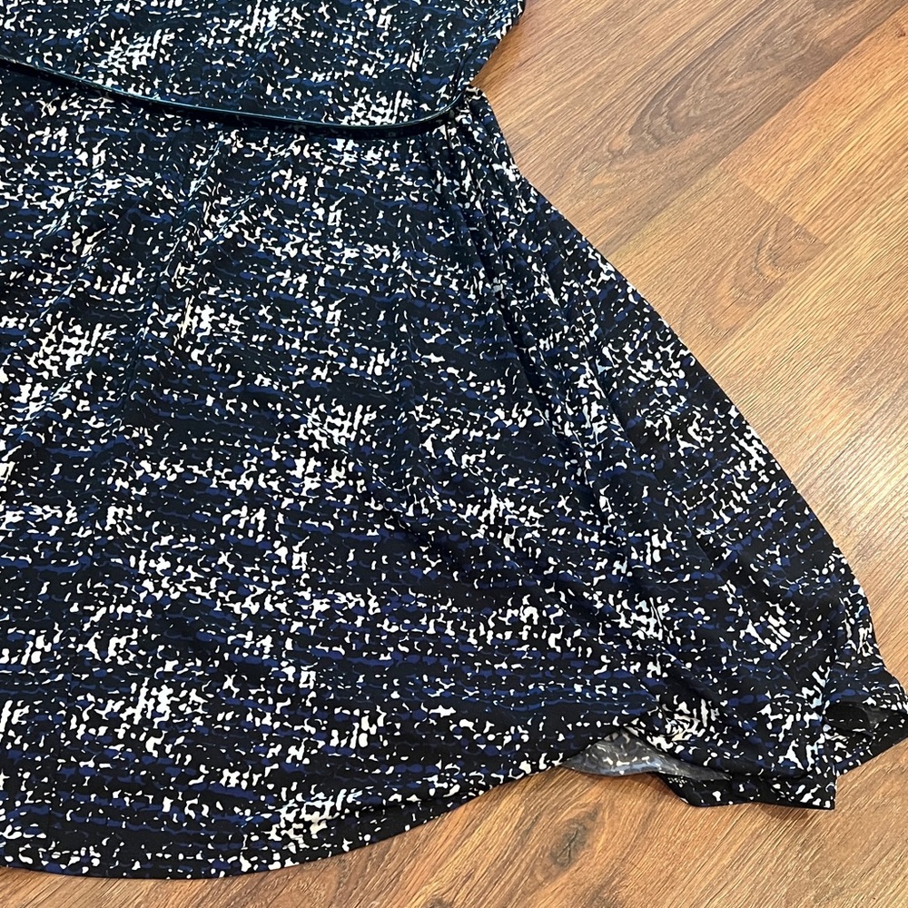 Kasper Black and White Midi Dress - Picture 15 of 16